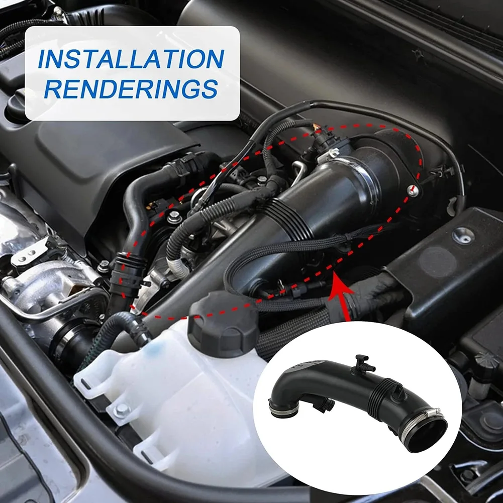 Tubo Turbo de manguera de arranque de entrada de conducto de aire de coche de estilo de coche para Mini Cooper 2011-2014 13717627501 reemplazo