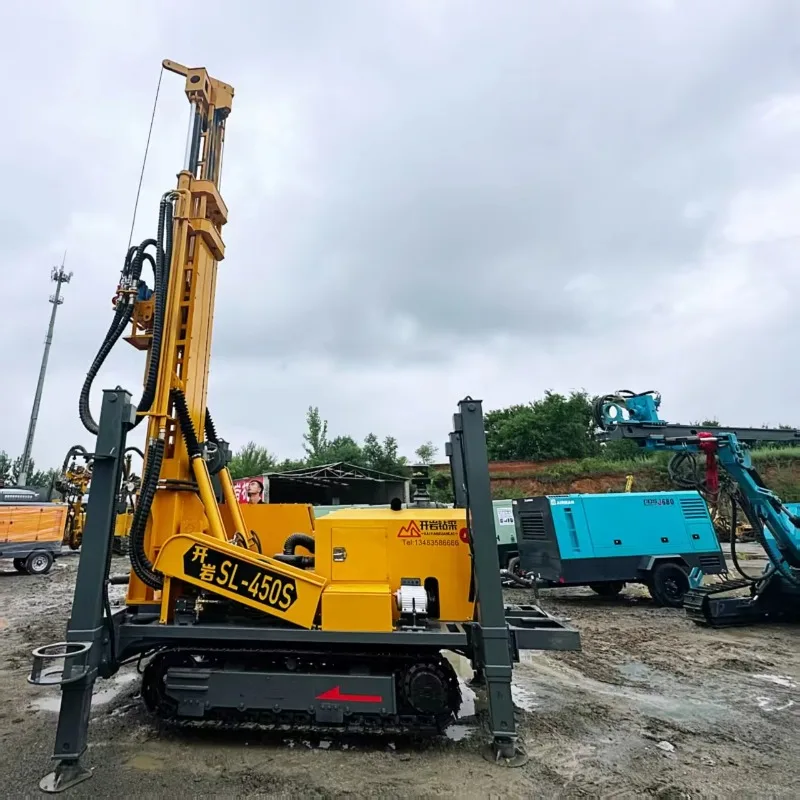 Kaiyan 450S Crawler Type 450m Deep Pneumatic Water Well Drilling Rig for Sale Easy Operation