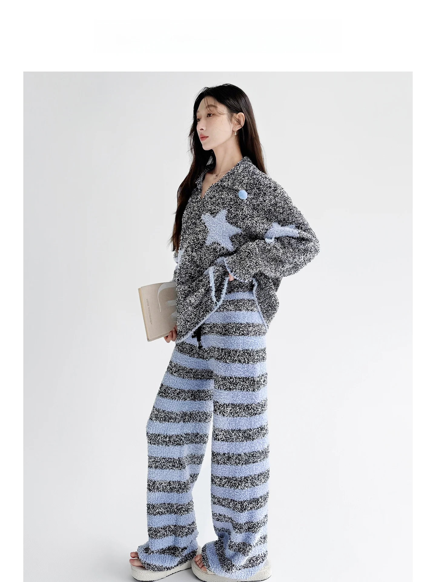 gelato-eyou-femmes-f-fce-pyjamas-ensemble-2025-nouveau-automne-hiver-tenue-decontracte-exterieur-maison-vetements-longs-sve-doux-thi