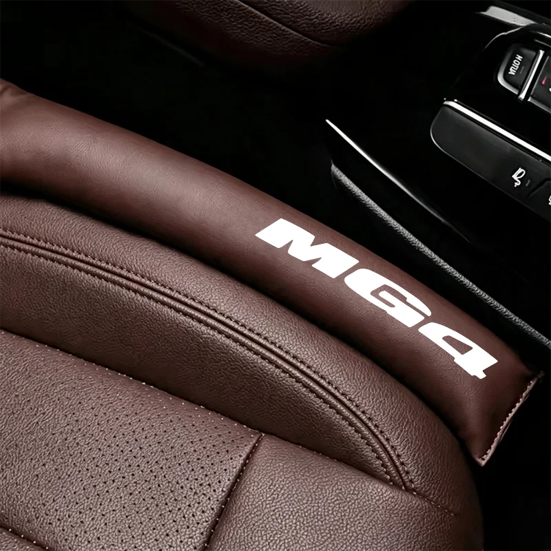 2Pcs Premium Leather Car Seat Gap Filler Pads for MG4 Motors MG ZS GS MG5 6 7 Gundam 350 Parts TF GT hector HS car Accessories