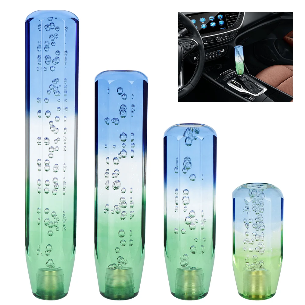 Gear Shifter Head Shift Handle Car Manual Shift Knob Crystal Transparent Manual Transmission Universal