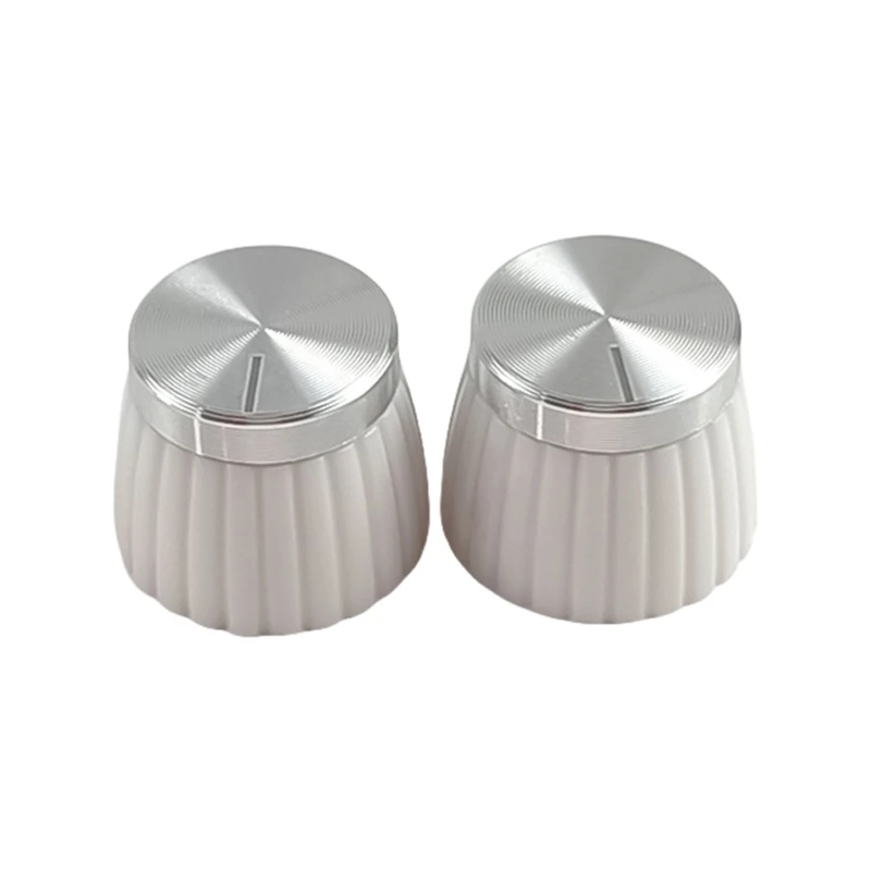 2 Pack Guitar Potentiometer Knobs Nonslip Grip Surfaces Ergonomic Volumes Adjusters Suitable for Professional Musicians
