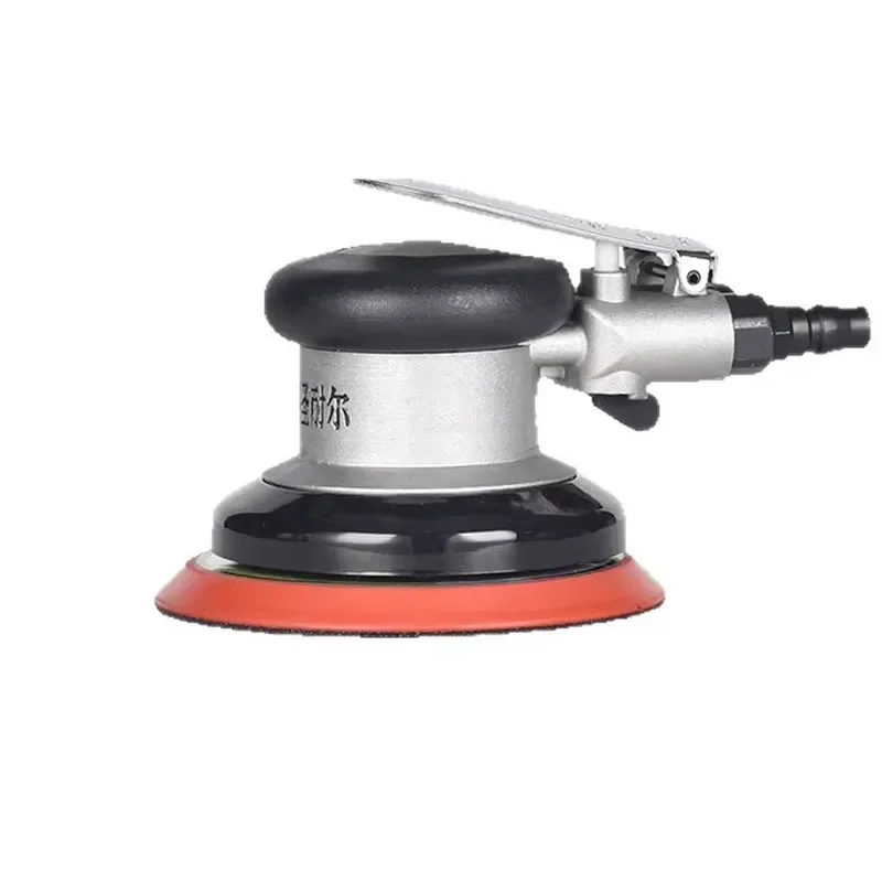 5 Inch Pneumatic Orbital Sander for Wood Metal Auto Body Dry Sanding Polishing Grinding Tool Industrial Grade Air-Powered