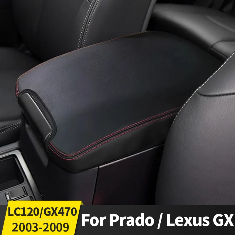 Applicable to Toyota Land Cruiser Prado 120 Lexus GX470 Armrest Box Refrigerator Leather Case Modification from 2009 to 2003