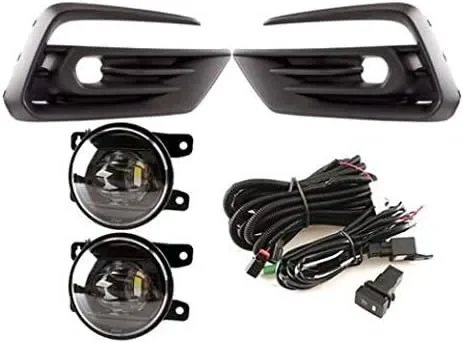 For Honda FIT/JAZZ 2020-2022 LED Front Bumper Foglight Fog Light Fog Lamps Foglamp DRL Daytime Running Light HD1255-LEDdrl