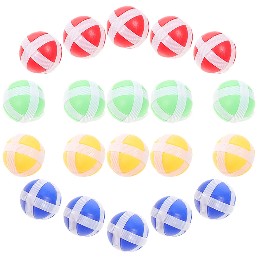 20 Pcs Funny Sticky Balls for Game Kids Toys Accessories Board Nylon Party Favors Child