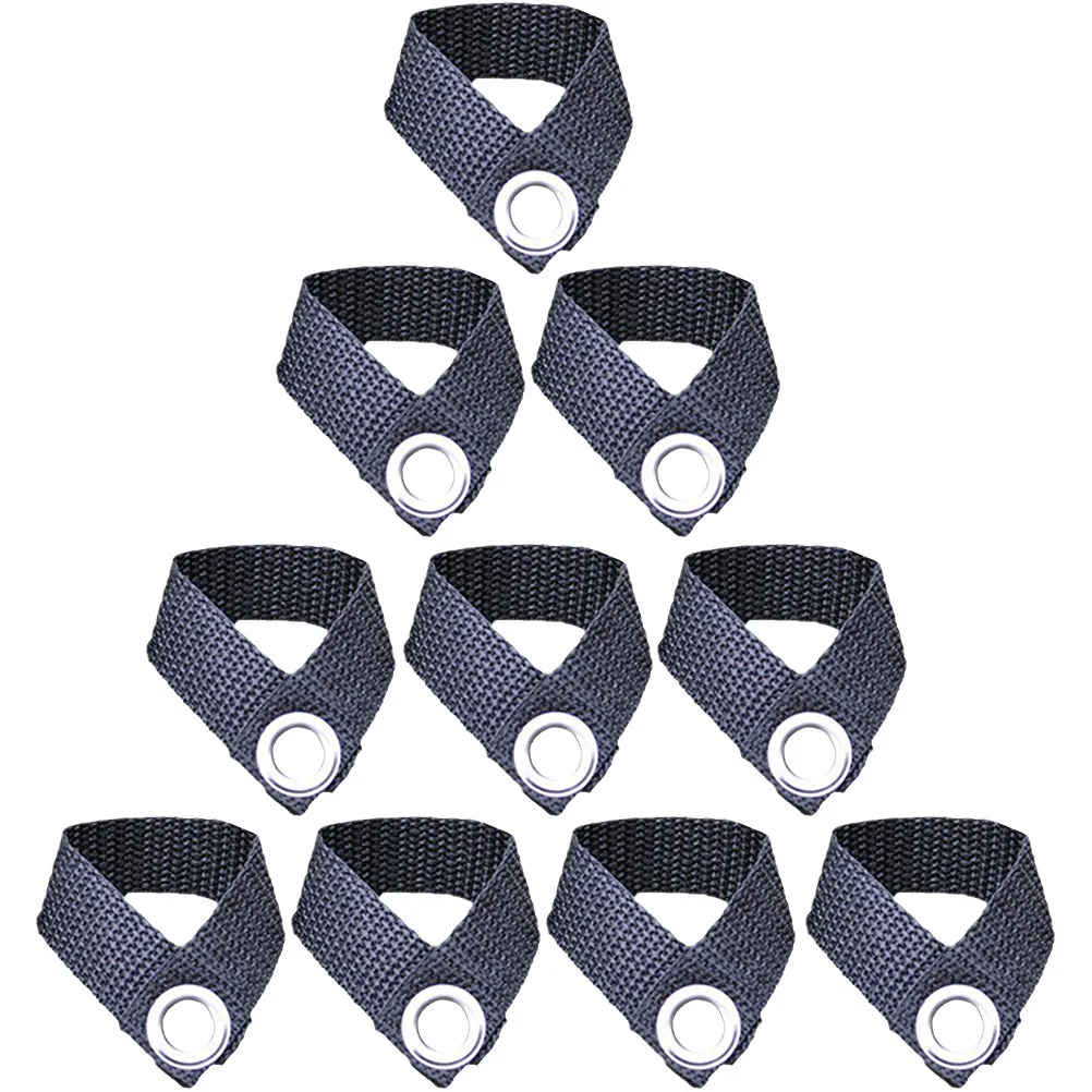 10Pcs Nylon Awning Pole Fixing Buckles Heavy Duty Tent Canopy Camping Fixator Lightweight Portable Easy Install Outdoor Must