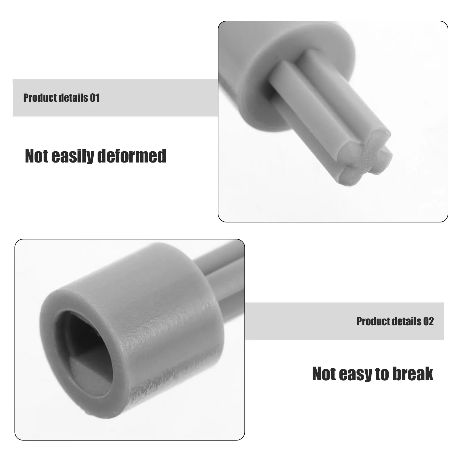 4Pcs Smooth Easy Clean Wheel Connectors Compatible with Tt Motors Cross Shafts DIY Robotics Smart Car Building Motorized Wheel
