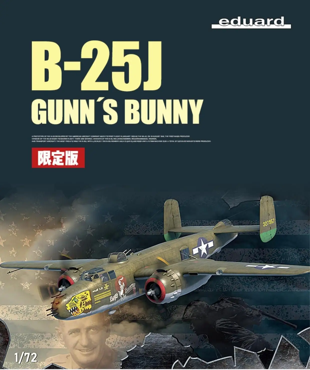 Eduard EDU2139 1/72 Gunn`s Bunny B-25J Limited Edition (Plastic model)