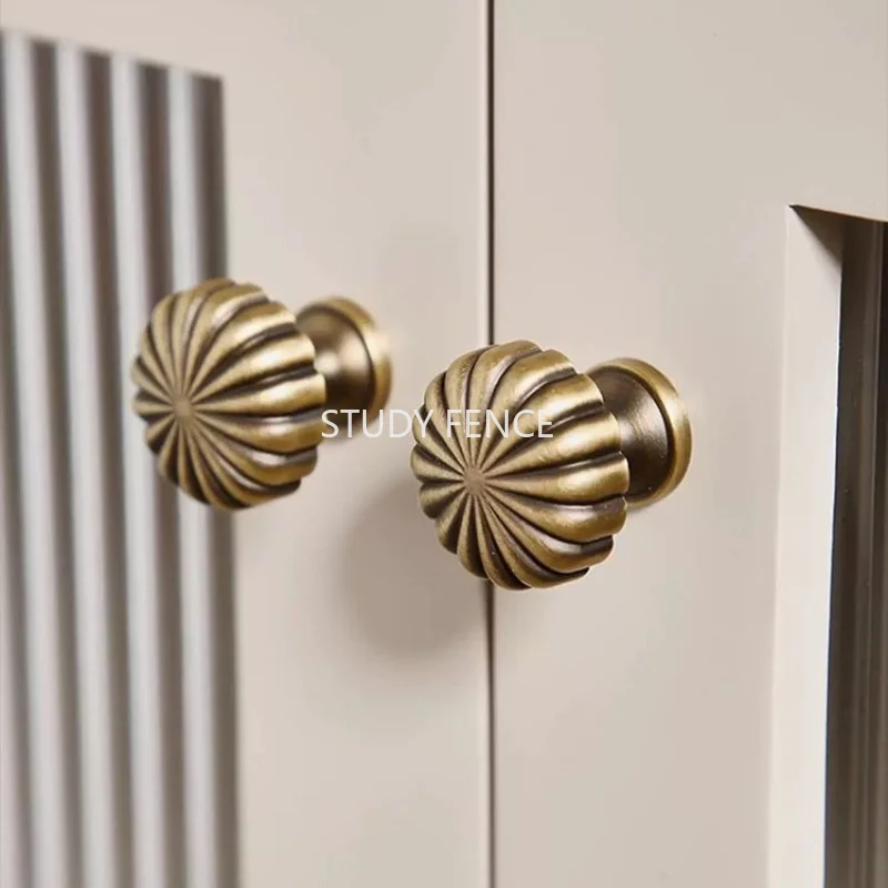 4PCS Metal Drawer Handle French Furniture Handle Used for Cabinets, Boxes, Cabinets Bowl Cabinet Handle Hardware Accessories