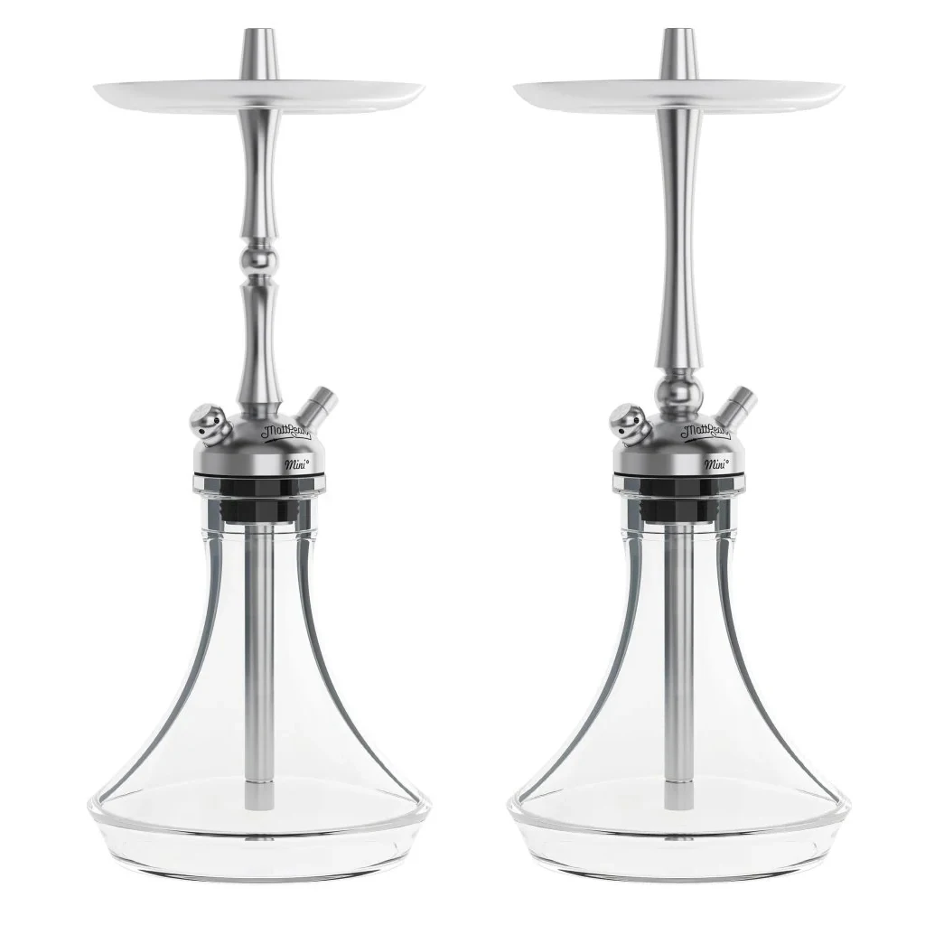 MattPear Mini S Ball Shisha Hookah Set Full 304 Stainless Steel with MattPear Mini Clear Cone Base
