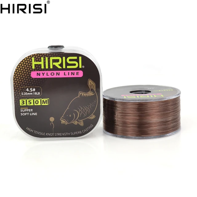 Hirisi 1 sztuk 12LB-20LB 350m nylonowa linia Super wytrzymała żyłka wędkarska japonia żyłka żyłka karpia