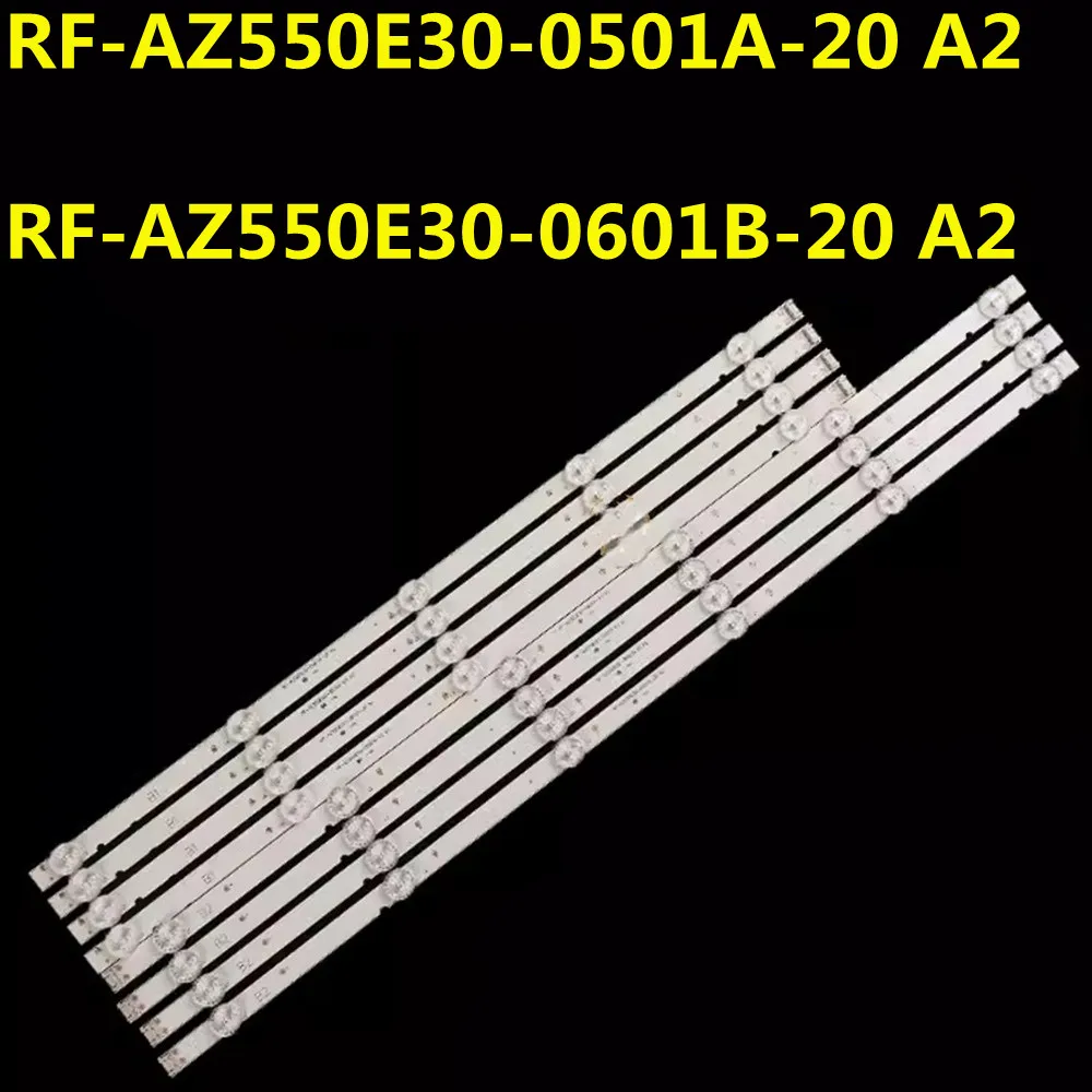 5set LED Strip For PTV55U21DSWNT RF-AZ550E30-0601B-20 A2 RF-AZ550E30-0501A-20 A2 55LJ620V 55UJ620V 55L3756H SDL550WY LD0-910