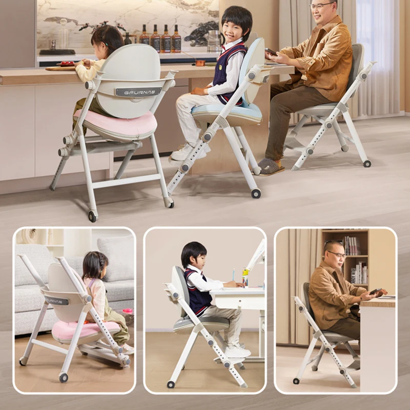 JGY-Chaise confortable et réglable pour fille, mobilier d'école pour enfant, siège de sécurité pour étude, JGY