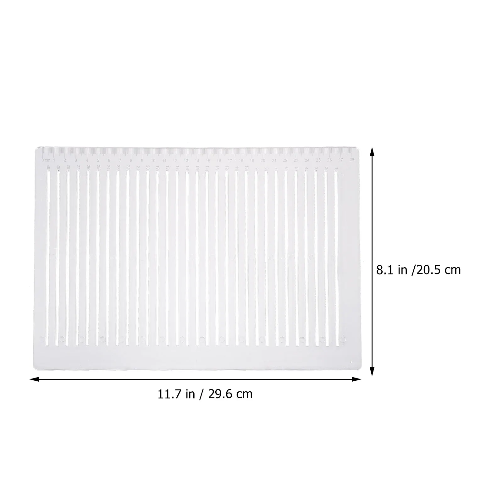مسطرة رسم الخط مسطرة قياس عملية من البلاستيك الشفاف للإجابة على الفحص مساطر قياس اللوازم المدرسية #6