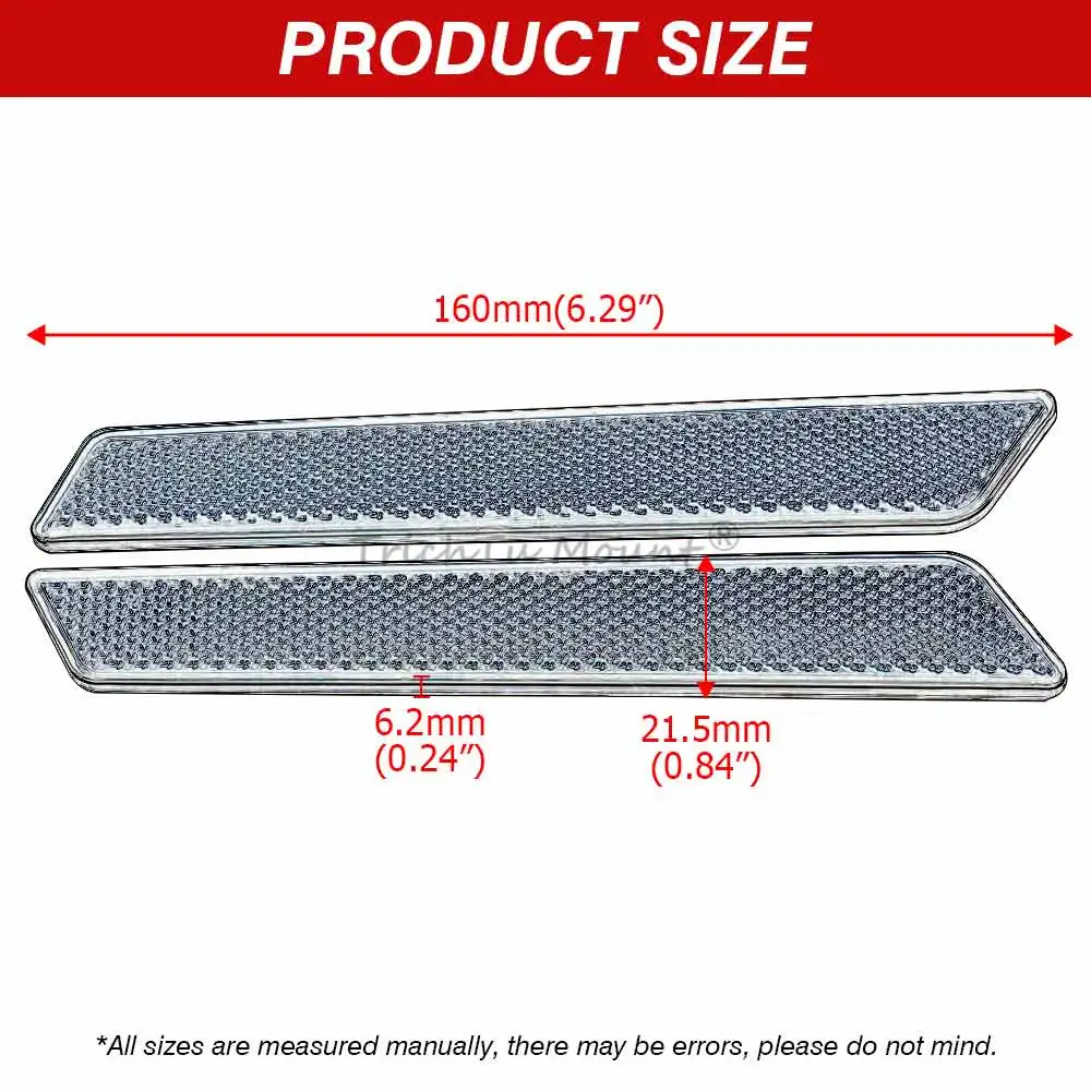 Latch Latch Cover Clear Reflectors For Harley Touring Softail Electra Glide Road King Road Glide Street Glide 2014 - 2017 Somke