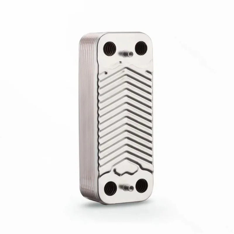 Anti-rust air to water ss304 brazed plate heat exchanger evaporator for aquaculture