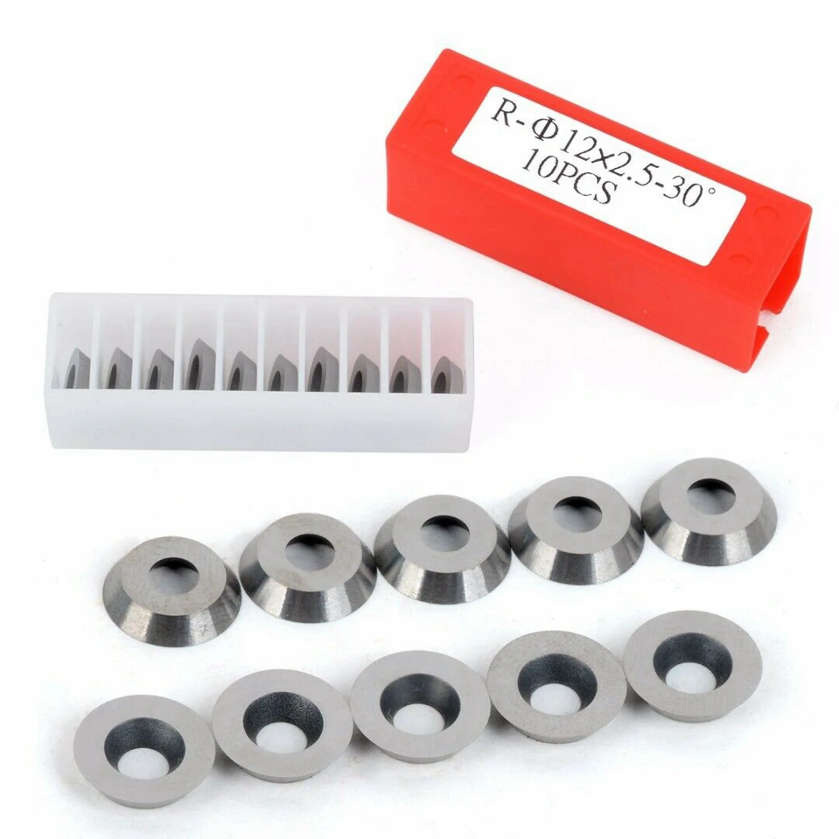 

HLZS-20Pcs Diameter 12Mm Round Carbide Cutter Insert Fits For Ci3 Wood Turning