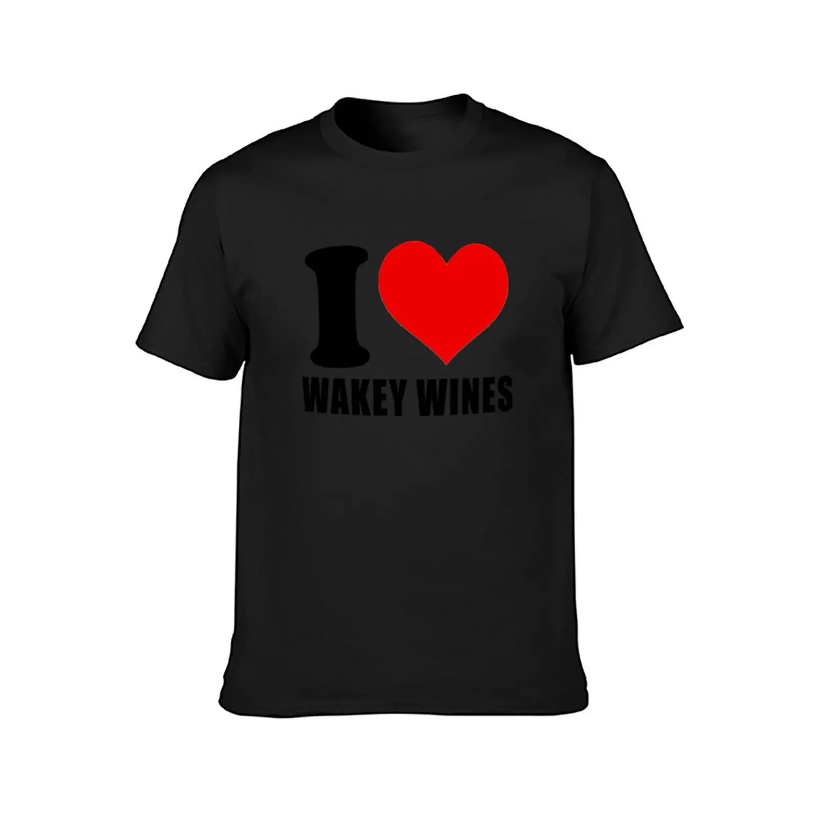 I HEART WAKEY WINES T-Shirt for a boy tops Blouse mens t shirts casual stylish