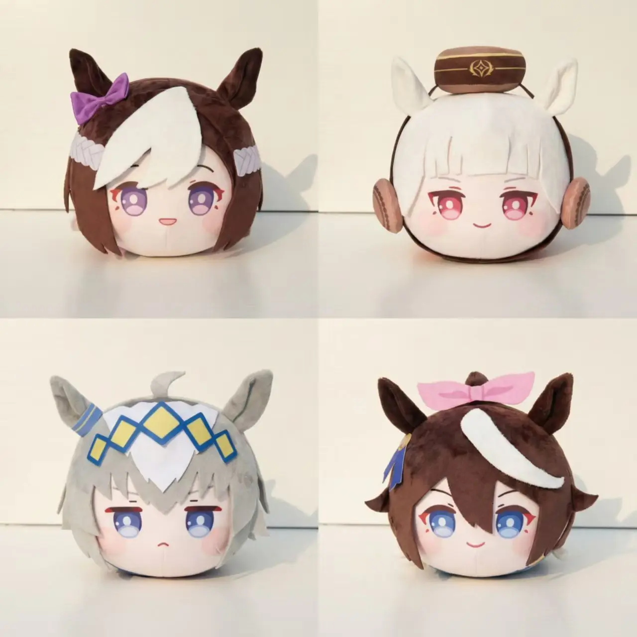 Pretty Derby 30cm Soft Plush Pillow Tokai Teio Special Week Mejiro McQueen Gold Ship, Stuffed Doll Collectible Gift for Fans