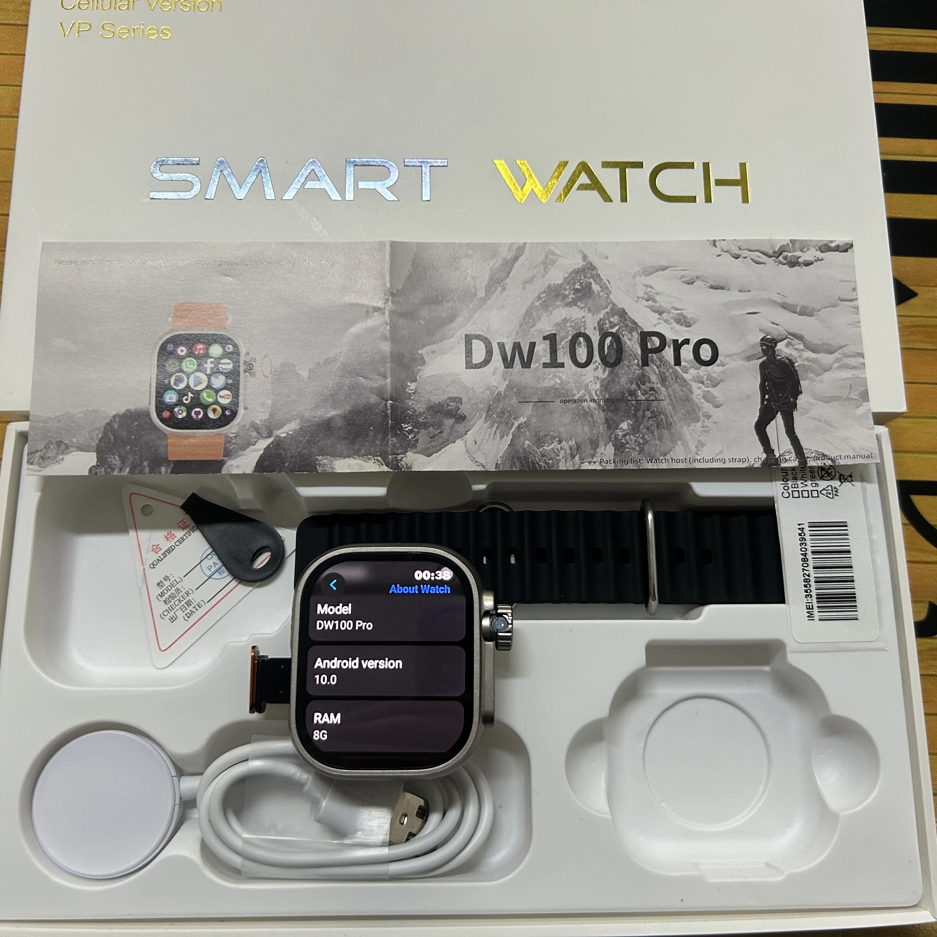 

New Men Women's Smartwatch 2.29inch S10 Ultra Smart Watch With Rotary Camera GPS WIFI Google Play Store Touch ID 256GB Storage