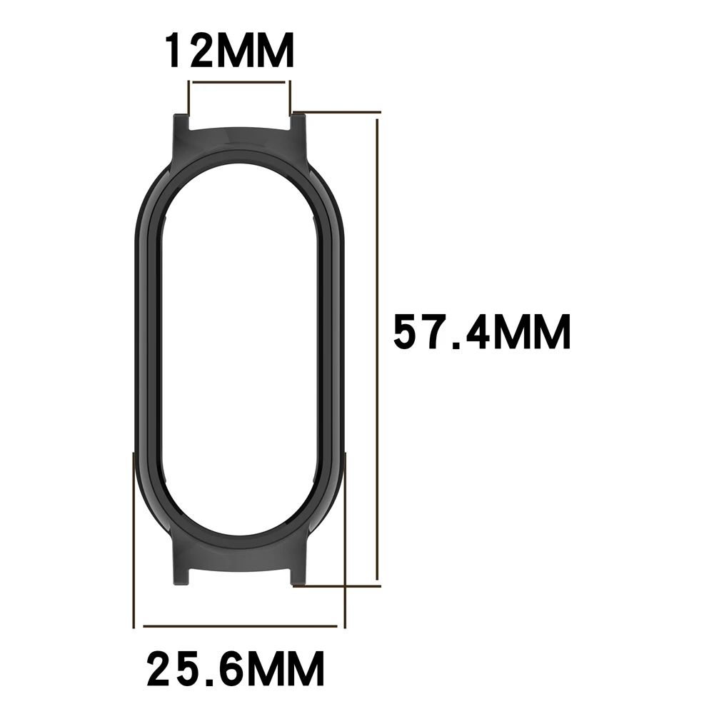 Custodia Cover per Xiaomi mi Band 8 8NFC / Band 9 Ceramic Special Edition PC di alta qualità Slim Smart Watch Protettiva Mezza avvolta t