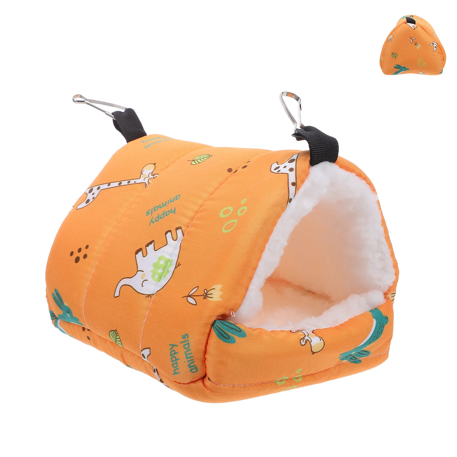 

Parrot Nest Bed - Thickened Winter Warm Hamster Hanging Hammock for Small Pets - Easy Clean Bird Sleeping Tent Shelter for Cage