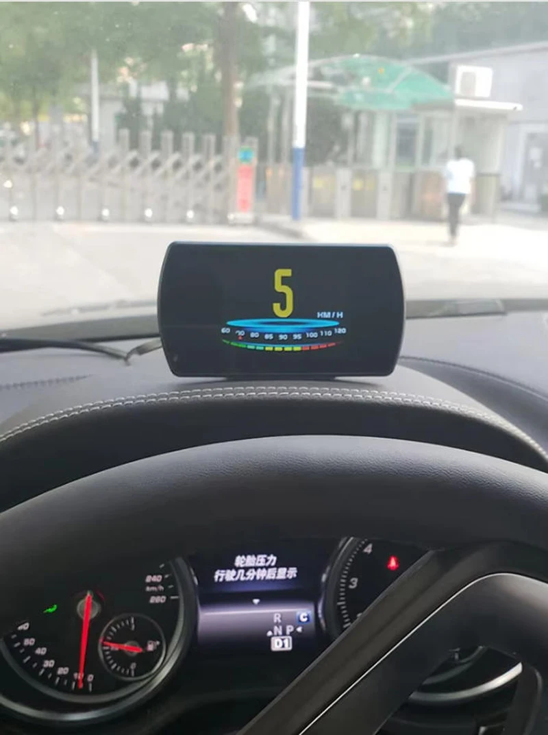 

BigBigRoad автомобильный OBDII 2 HUD проектор скорости ветрового стекла для Honda Accord Civic Odyssey Pilot Fit Jazz Crv City hrv