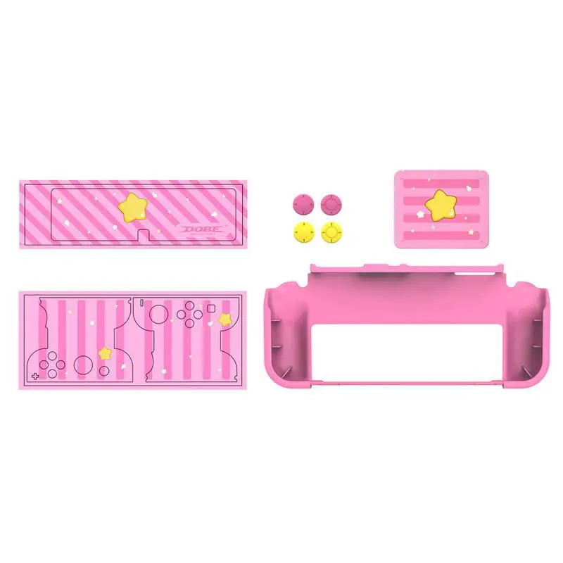 

Protective Case For Switch Cover With 2 Stickers 1 Card Case 1 Protective Cover 4 Rocker Switch Game Accessories