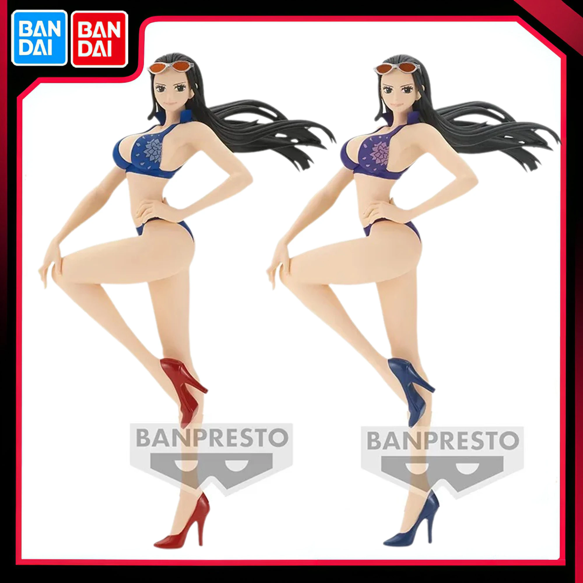 Bandai Original Banpresto Japan Anime One Piece Shiny Venus Nico Robin Swimwear Action Figure Collectible Model Kids Toys Dolls