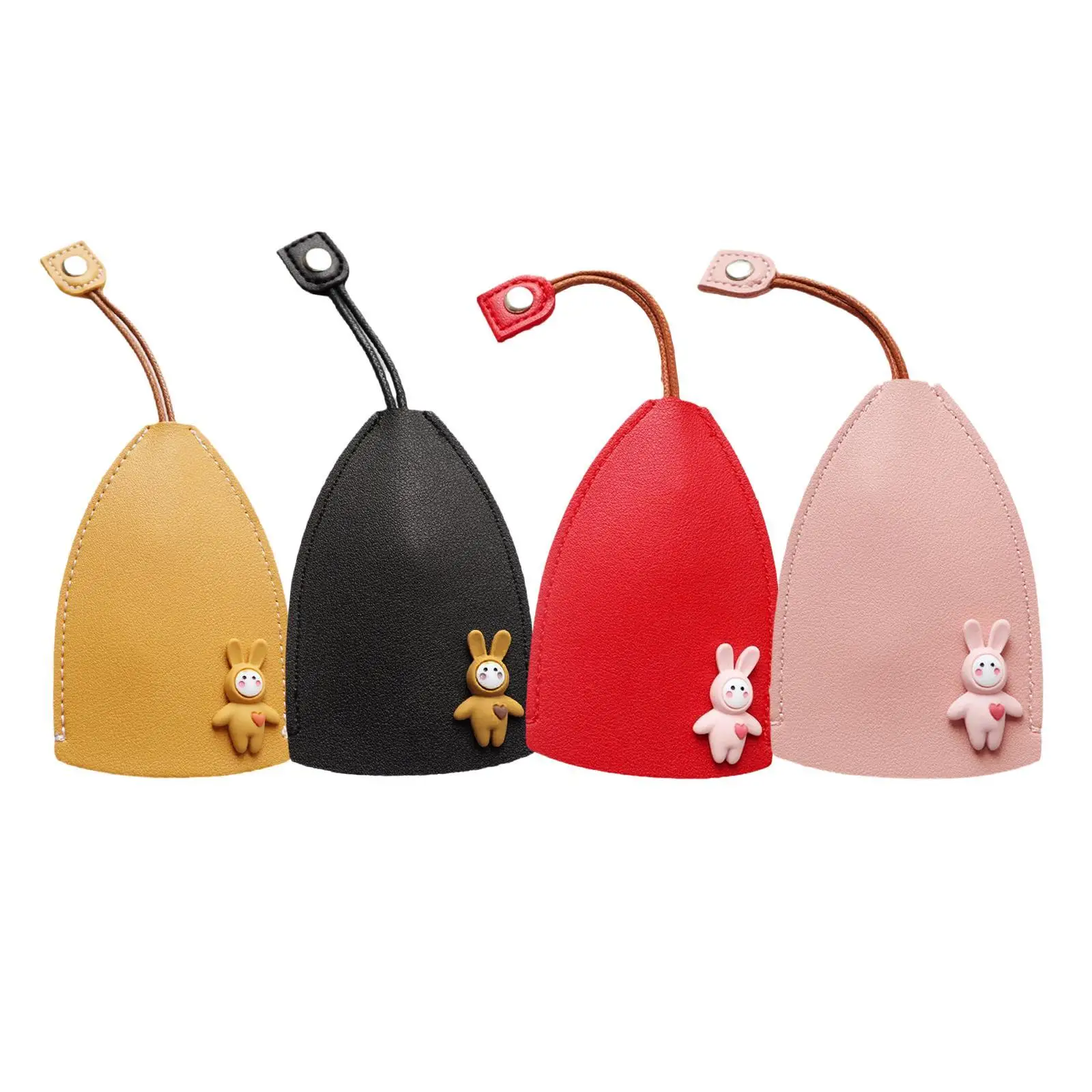 Cute Cartoon Unisex Pull Type Key Bag PU Leather Key Wallets Housekeepers Car Key Holder Case New Leather Keychain Pouch