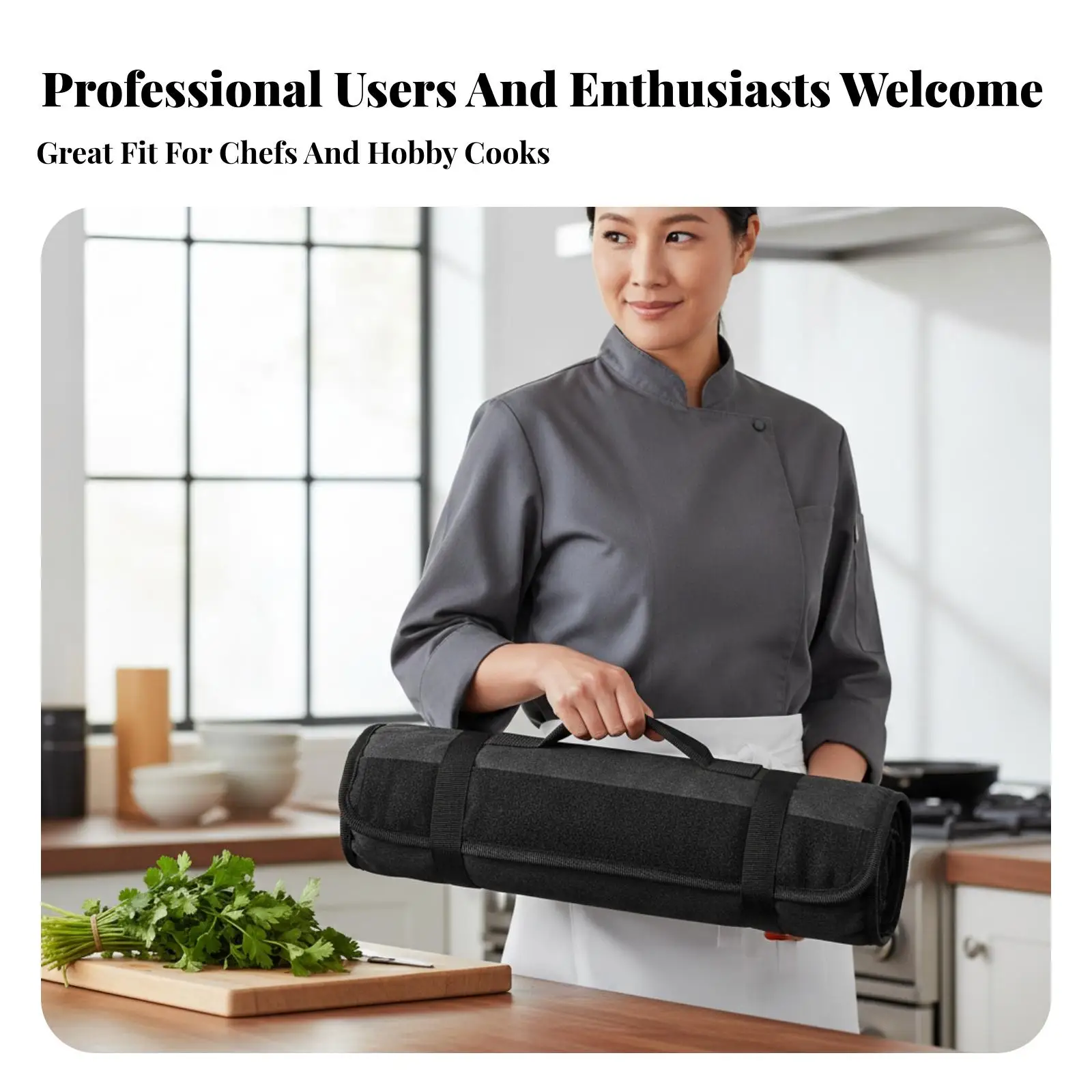 Chef cutting tool Roll Textile Rollcutlery Sheath Bag Portable for Travel
