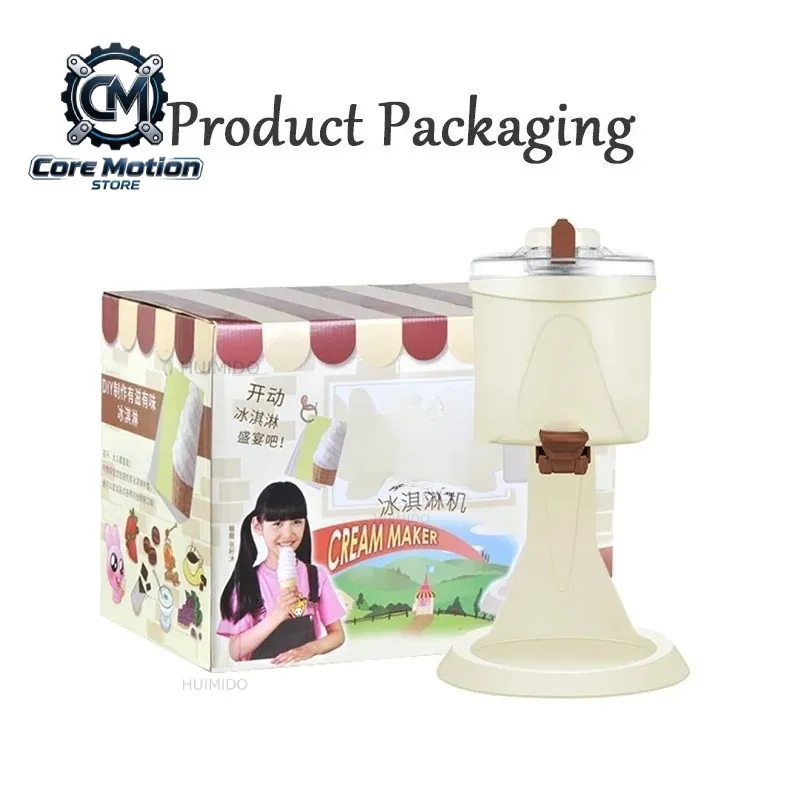 Ice Cream Machine 220V Household Automatic DIY Frozen Fruit 1L Fruit Dessert Machine Milkshake Machine BL-1000  21W