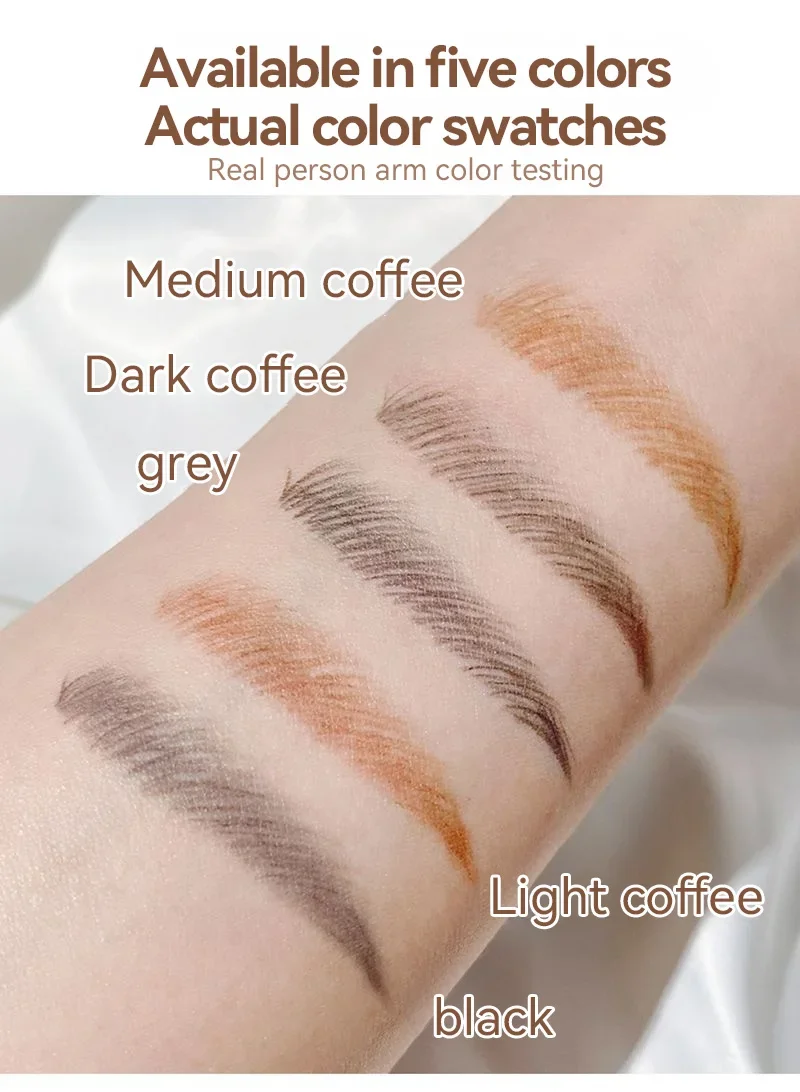 Crayon à sourcils imperméable à l'eau, naturel, longue durée, professionnel, maquillage, tatouage, stylo de teinte, cosmétique