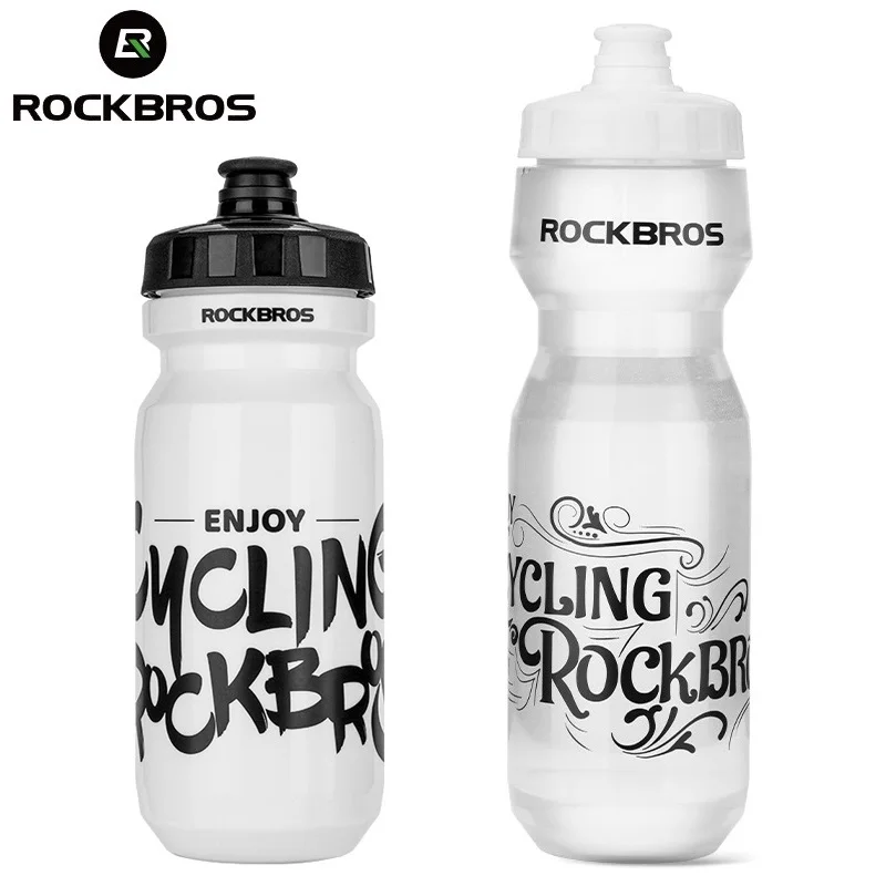 Rockbros ciclismo garrafa de água 750ml grau alimentício à prova de vazamento bpa-livre fitness correndo acampamento caminhadas esportes chaleira bicicleta garrafa gaiola