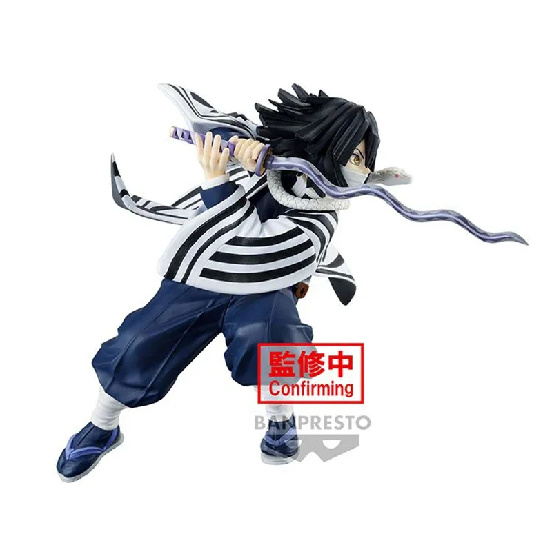 Bandai Genuine  Demon Slayer Iguro Obanai Anime Action Figure Toys for Gift Collectible Model Ornaments  For Kids