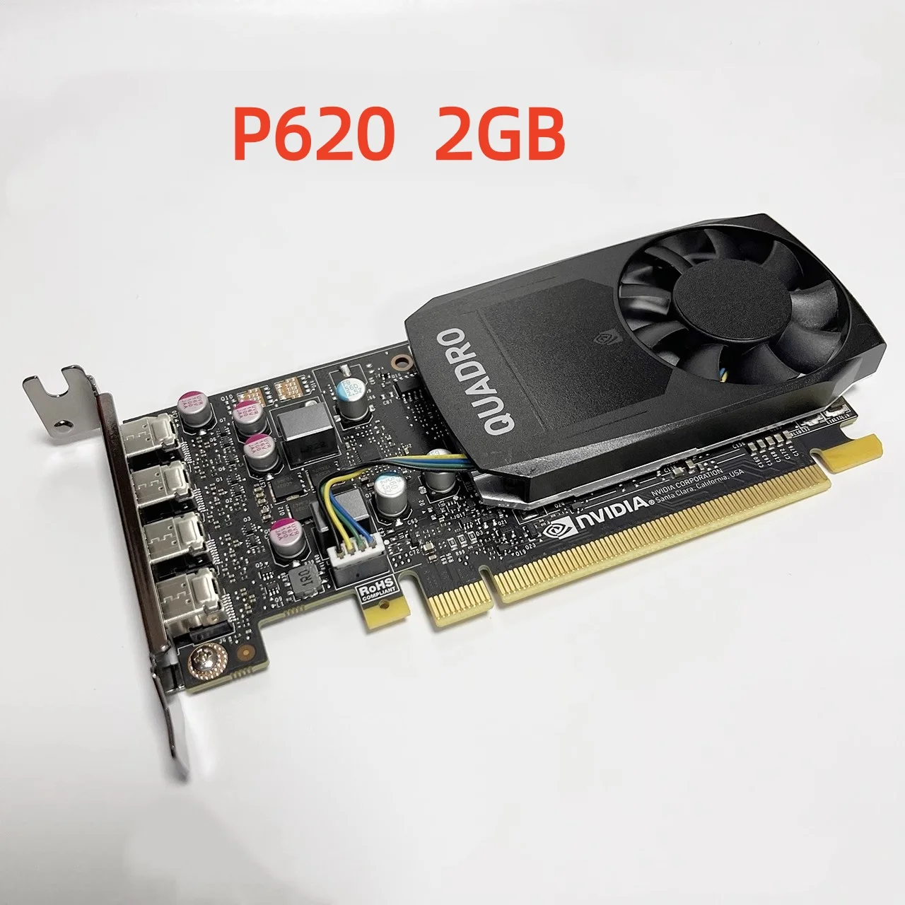 ل NVIDIA Quadro P400 P600 P620 2GB GDDR5 PCI Express 3.0 x16 Mini DP رسومات احترافية 100% تم اختبارها NVIDIA الأصلي Quadro
