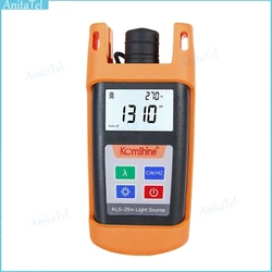 Komshine KPM-25M Optical Light Source Fiber Optic Source 1310/1550nm Optical Power Meter Fiber Optic Cable Tester OLS OPM