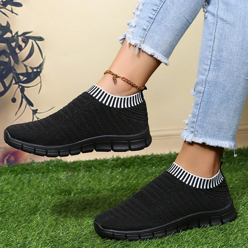 2024 Spring/Summer/Autumn New Large Size One Step Women's Shoes New Sports Korean Edition Casual Shoes