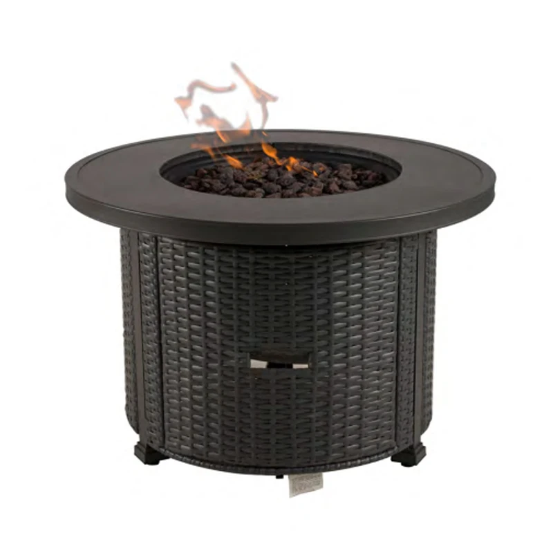 

China's Most Popular High Quality Rectangle Oblong Steel Patio Garden Gas Drop-in Outdoor Fire Pit