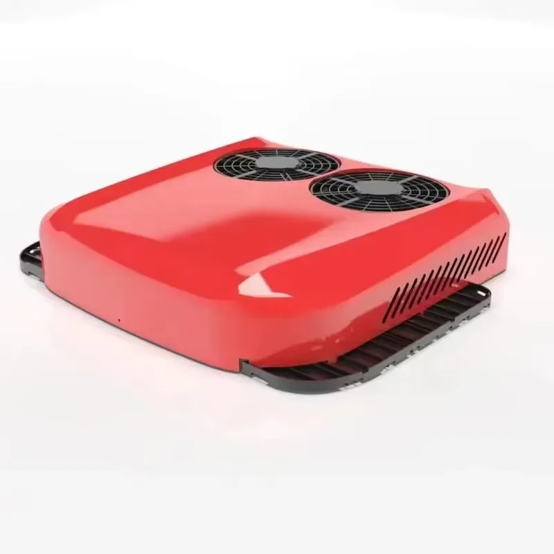 for Dual Fan 2024 New 24v Truck Construction Vehicle Overhead Air Conditioning DC 12v RVs Automotive Parking Cooler