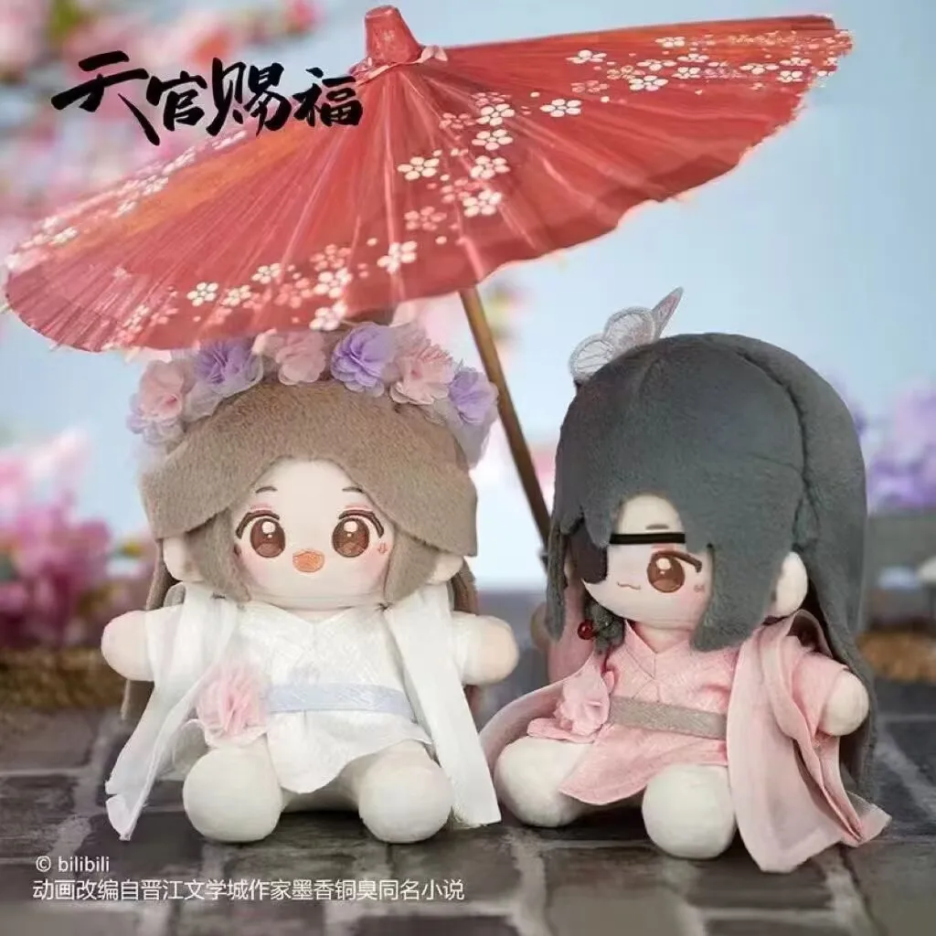 Flower City Xie Lian, Небесные официальные Bestows Blessings, хлопковая кукла, официальная периферия, великолепная цветущая фигурка сидения 15 см