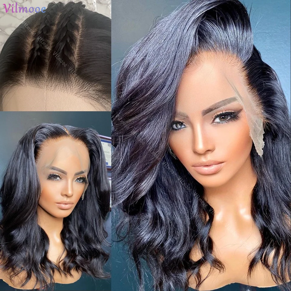 

Transparent Silk Top Lace Frontal Human Hair Wig Body Wave Wigs 4x4 5x5 Glueless Lace Closure Wig Preplucked Peruvian Remy Hair