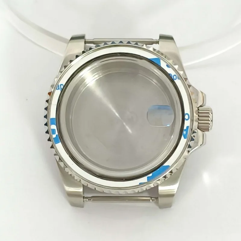 إطار من السيراميك، حافظة ساعة مع حافظة خلفية صلبة وخيارات خلفية لعلبة العرض مكبر الياقوت مناسبة لحركة NH35/36/7S #6