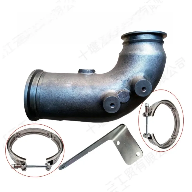 MUGURO for Cummins 6ZTAA13 engine. New exhaust connector 2874297 bracket 2873988 component