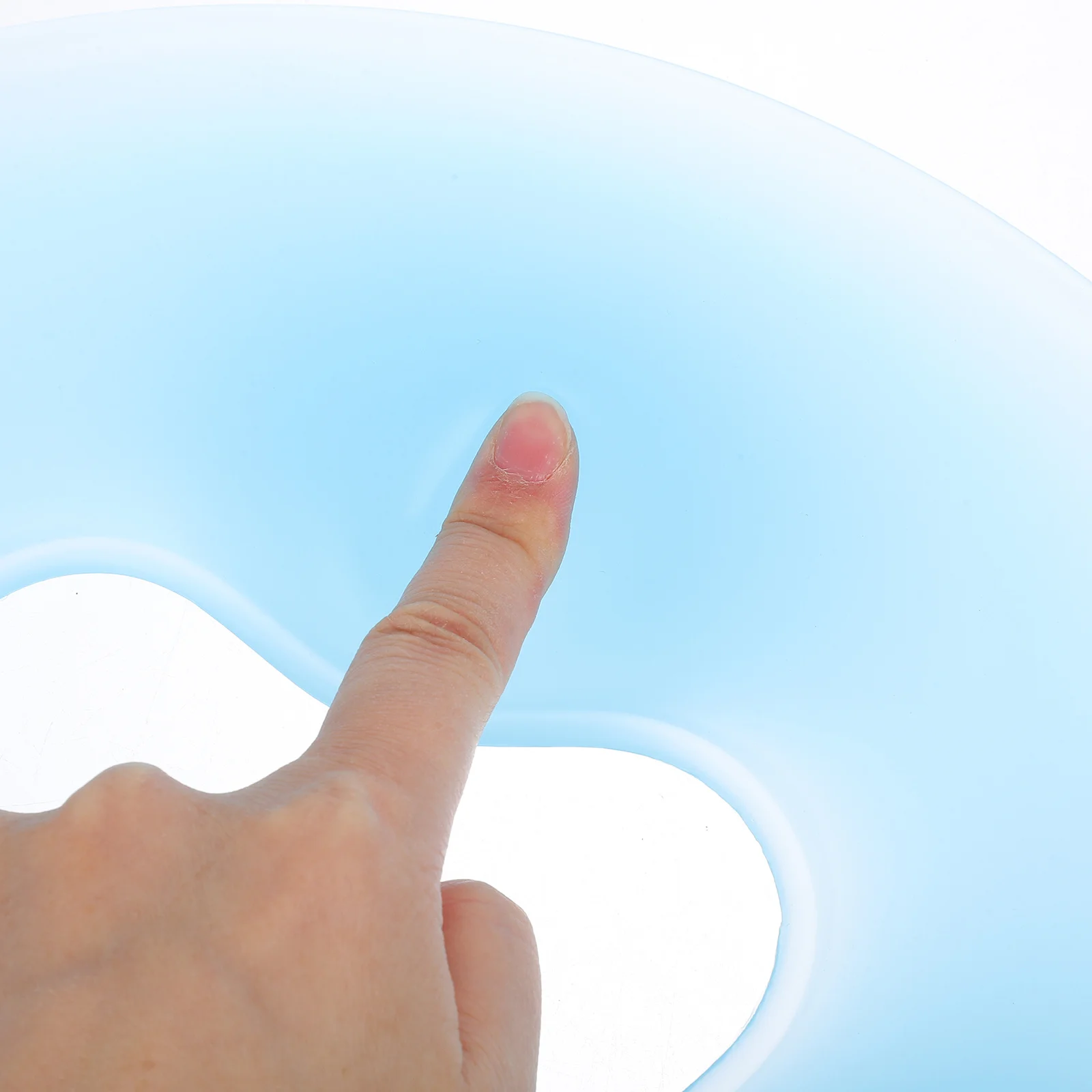 

1Pcs Silicone Face Pillow U Shape Massage Cushion for Spa Salon Beauty Bed with Ventilation Hole Comfortable Lying Support