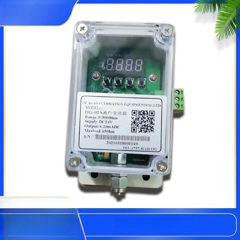 Huagao hg-01 hg-02a display dye tank feeding liquid slot transmitter sensor bubble meter