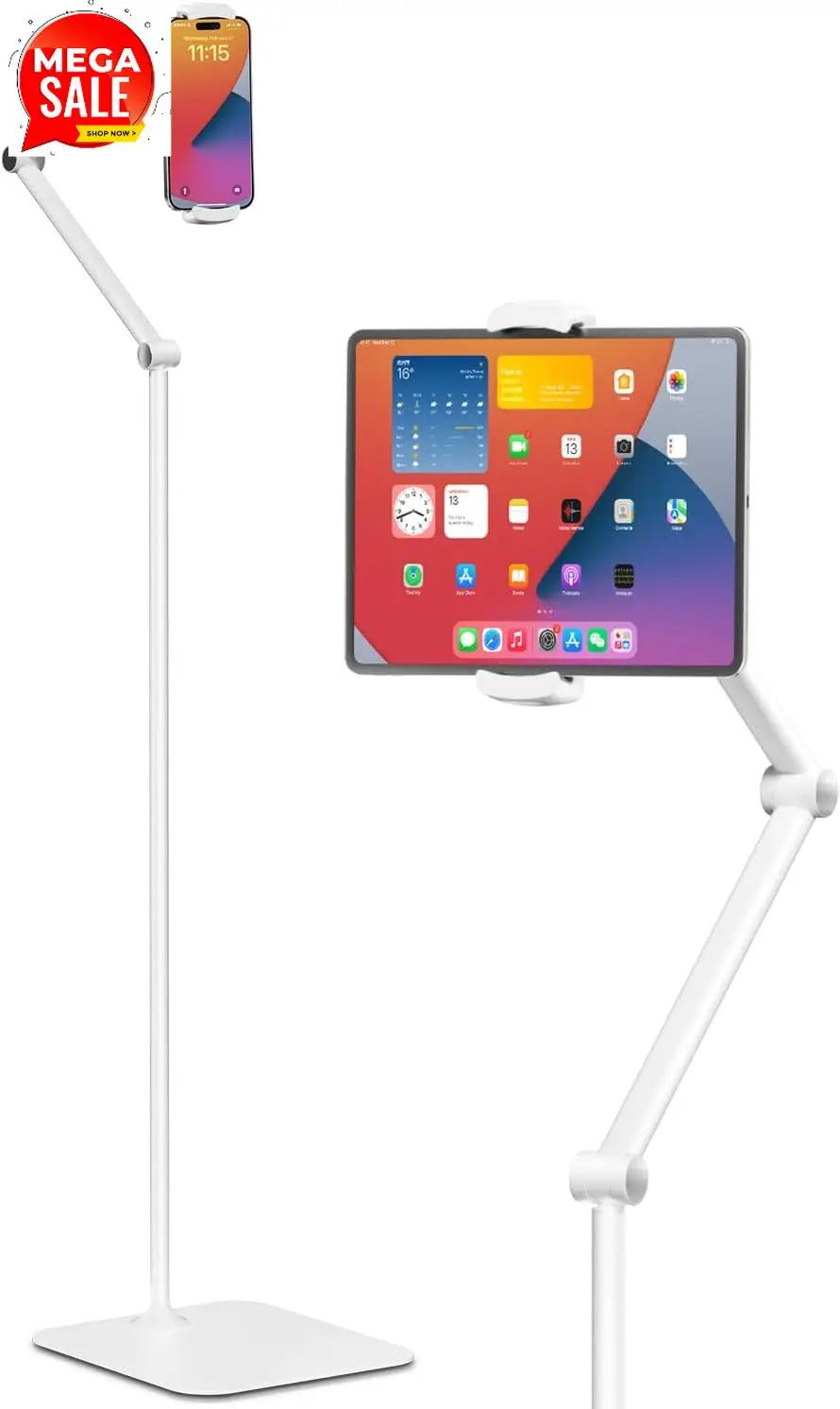 Tablet Floor Stand Holder, Compatible with 4.7
