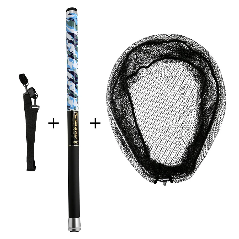 SANLIKE  Fishing  Net Folding Telescopic Adjustable Pattern for Freshwater Seawater Landing Net Tackle Accessories