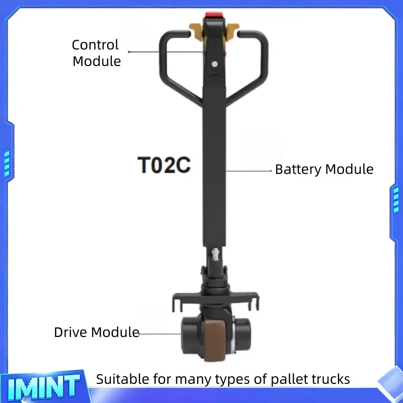 2Tons Pallet Electric Handle Conversion Kit Pallet Truck Lithium Battery Stacking Moving Tools